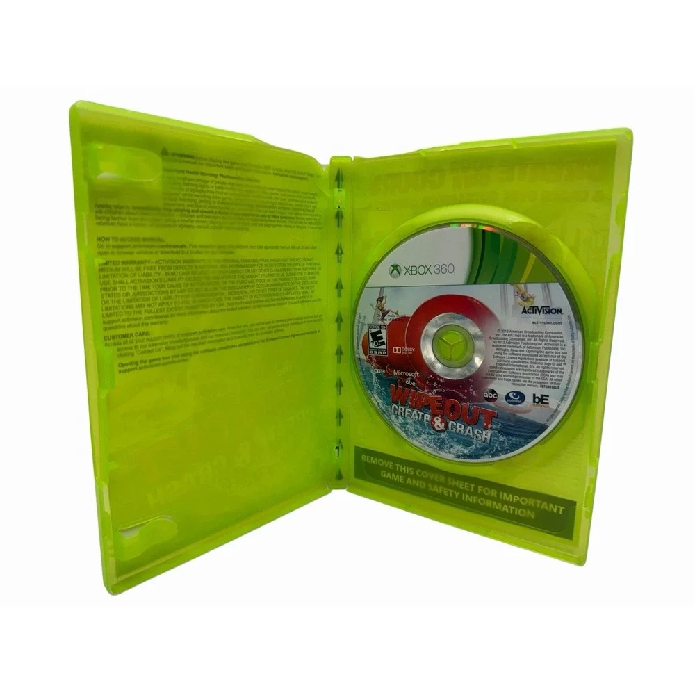 Wipeout Create & Crash Xbox 360 Complete Game Tested No Manual Activision